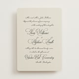 "Old Fashioned" - Wedding Invitations in Night by Ani Somi - Front