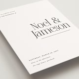 "Modern Space" - Wedding Invitations in Cloud by Ashlee Townsend - Detail