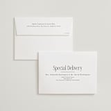 "Modern Space" - Wedding Invitations in Cloud by Ashlee Townsend - FREE Recipient Addressing