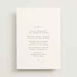 "traditional love story" - Wedding Invitations in Black Tie by Phrosné Barwood - Front