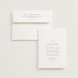 "traditional love story" - Wedding Invitations in Black Tie by Phrosné Barwood - Invitation with Envelope
