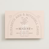 "Sealed" - Wedding Invitations in Blush by Baumbirdy - Front