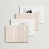 "Sealed" - Wedding Invitations in Blush by Baumbirdy - Back of Card Options