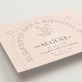"Sealed" - Wedding Invitations in Blush by Baumbirdy - Detail