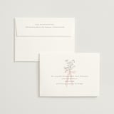 "Sealed" - Wedding Invitations in Blush by Baumbirdy - FREE Recipient Addressing