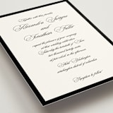 "Black Tie" - Wedding Invitations in Ink by That Girl Press - Detail