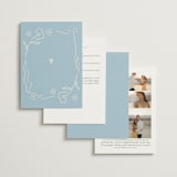 "The Pairfect" - Wedding Invitations in Waterlily by Helena Vitto - Back of Card Options