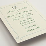 "The Pairfect" - Wedding Invitations in Waterlily by Helena Vitto - Detail