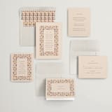 "prairie patchwork quilt" - Wedding Invitations in Autumn by Jessica Yeo - Invitation Suite