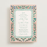 "Le Jardin" - Wedding Invitations in Petal by Elly - Front
