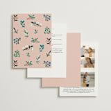 "Le Jardin" - Wedding Invitations in Petal by Elly - Back of Card Options