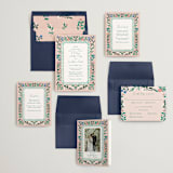 "Le Jardin" - Wedding Invitations in Petal by Elly - Invitation Suite
