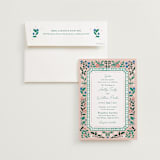 "Le Jardin" - Wedding Invitations in Petal by Elly - Invitation with Envelope