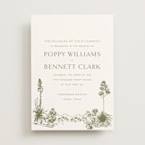 "Rancho" - Wedding Invitations in Verde by Megan Davis - Front