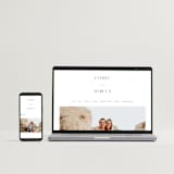 "Everly" - Wedding Invitations in Snow by Hooray Creative - FREE Wedding Website
