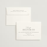 "Everly" - Wedding Invitations in Snow by Hooray Creative - FREE Recipient Addressing