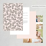 "Lovely Vine" - Wedding Invitations in Blush by Susan Moyal - Back of Card