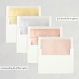 "Lovely Vine" - Wedding Invitations in Blush by Susan Moyal - Envelope Liner Options