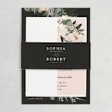 "Lovely Vine" - Wedding Invitations in Blush by Susan Moyal - Assembled