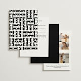 "Casual" - Wedding Invitations in Pearl by Owl and Toad - Back of Card Options