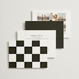 "Courthouse" - Wedding Invitations in Midnight by Susan Brown - Back of Card Options