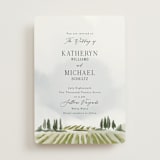 "Estate" - Wedding Invitations in Sky by Rebecca Durflinger - Front