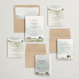 "Estate" - Wedding Invitations in Sky by Rebecca Durflinger - Invitation Suite