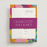 "To the max" - Wedding Invitations in Garden by Inkblot Design - Assembled with Belly Band
