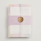 "To the max" - Wedding Invitations in Garden by Inkblot Design - Assembled with Vellum Wrap and Wax Seal