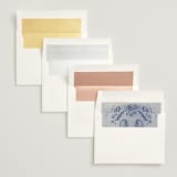 "Santa Catalina" - Wedding Invitations in Marseille Bleu by Ani Somi - Envelope Liner Options
