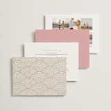 "1081" - Wedding Invitations in Blush by GeekInk Design - Back of Card Options