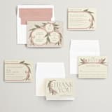"1081" - Wedding Invitations in Blush by GeekInk Design - Invitation Suite