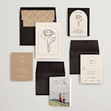 "Belle Rose" - Wedding Invitations in Buttercream by Claudia Orengo - Invitation Suite
