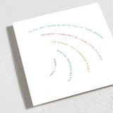 "rainbow 2.0" - Wedding Invitations in Light Hearted by Deborah Chou - Detail