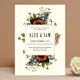 "Vintage Garden Invite" - Wedding Invitations in Vintage Beige by Alisa Wismer - Front