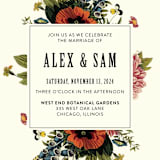 "Vintage Garden Invite" - Wedding Invitations in Vintage Beige by Alisa Wismer - Close-Up