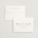 "Patterned florals" - Wedding Invitations in Powder by Creo Study - FREE Recipient Addressing