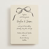 "Inkwoven" - Wedding Invitations in Tuxedo by Jelena Vuletic - Front