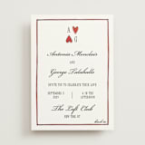 "Two Hearts" - Wedding Invitations in Lily by Pati Cascino - Front