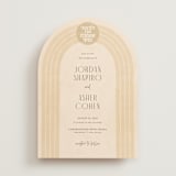 "Chuppah Arch" - Wedding Invitations in Desert Sun by Laura Bolter - Front