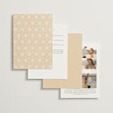 "Chuppah Arch" - Wedding Invitations in Desert Sun by Laura Bolter - Back of Card Options