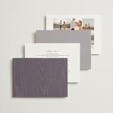 "Garden Lights" - Wedding Invitations in Plum by Hooray Creative - Back of Card Options