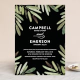 "Parting Branches" - Wedding Invitations in Midnight by Haley Warner - Front