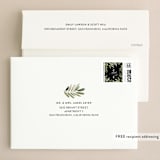 "Parting Branches" - Wedding Invitations in Midnight by Haley Warner - FREE Recipient Addressing