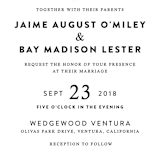 "Peony" - Wedding Invitations in Ice Mist by Cass Loh - Close-Up
