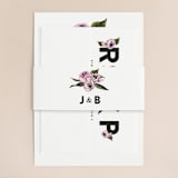 "Peony" - Wedding Invitations in Ice Mist by Cass Loh - Assembled