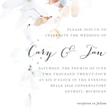 "Petale" - Wedding Invitations in Blush by Kelly Ventura - Close-Up