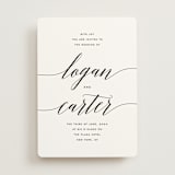 "Someone Like You" - Wedding Invitations in Tuxedo by Design Lotus - Front