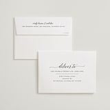 "Someone Like You" - Wedding Invitations in Tuxedo by Design Lotus - FREE Recipient Addressing