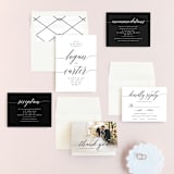 "Someone Like You" - Wedding Invitations in Tuxedo by Design Lotus - Invitation Suite